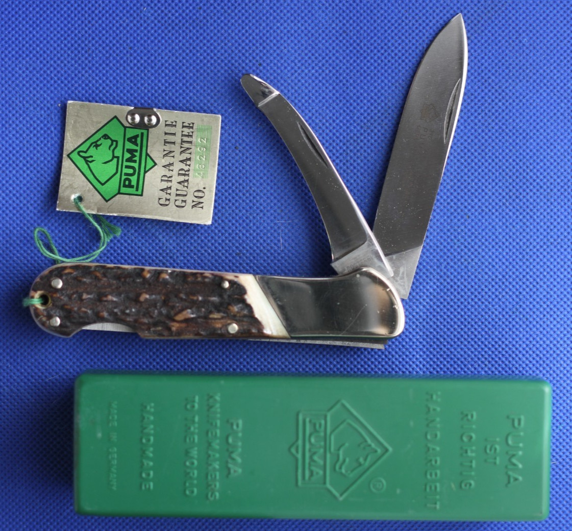 Rare Vintage Puma Jagdmesser 210924, Stag, NOS, NIB 1992