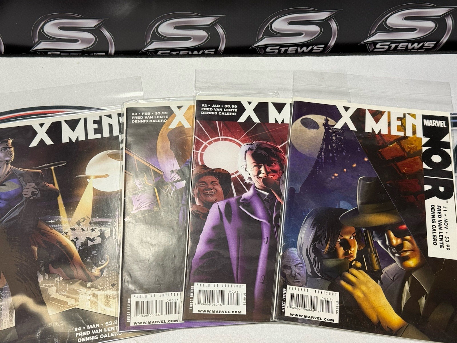 X-Men Noir #1-4 Complete Series Marvel 2008 2009 Van Lente Calero Wolverine