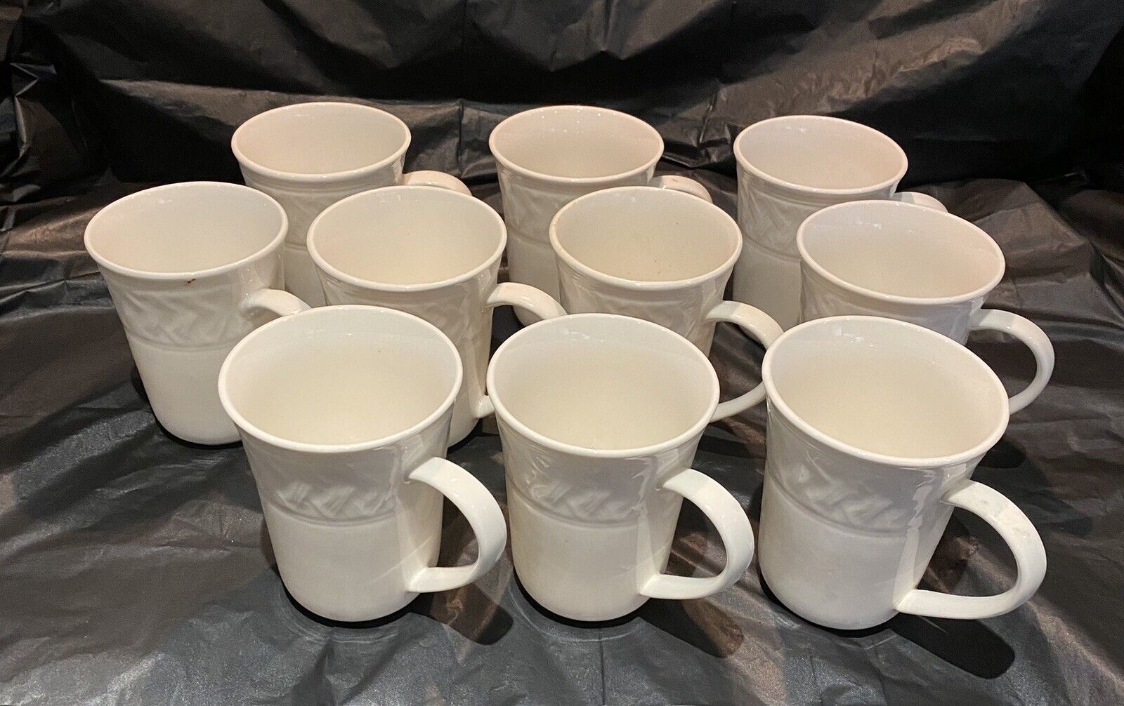 Martha Steward Original Collection French Cupboard Coffee Cup Set 10pc