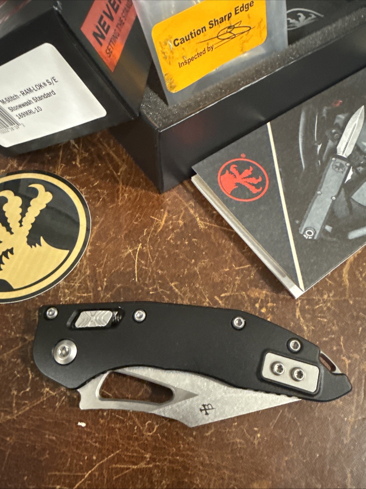 Microtech M- Stitch - RAM-LOK S/E Stonewashed 169MRL-10