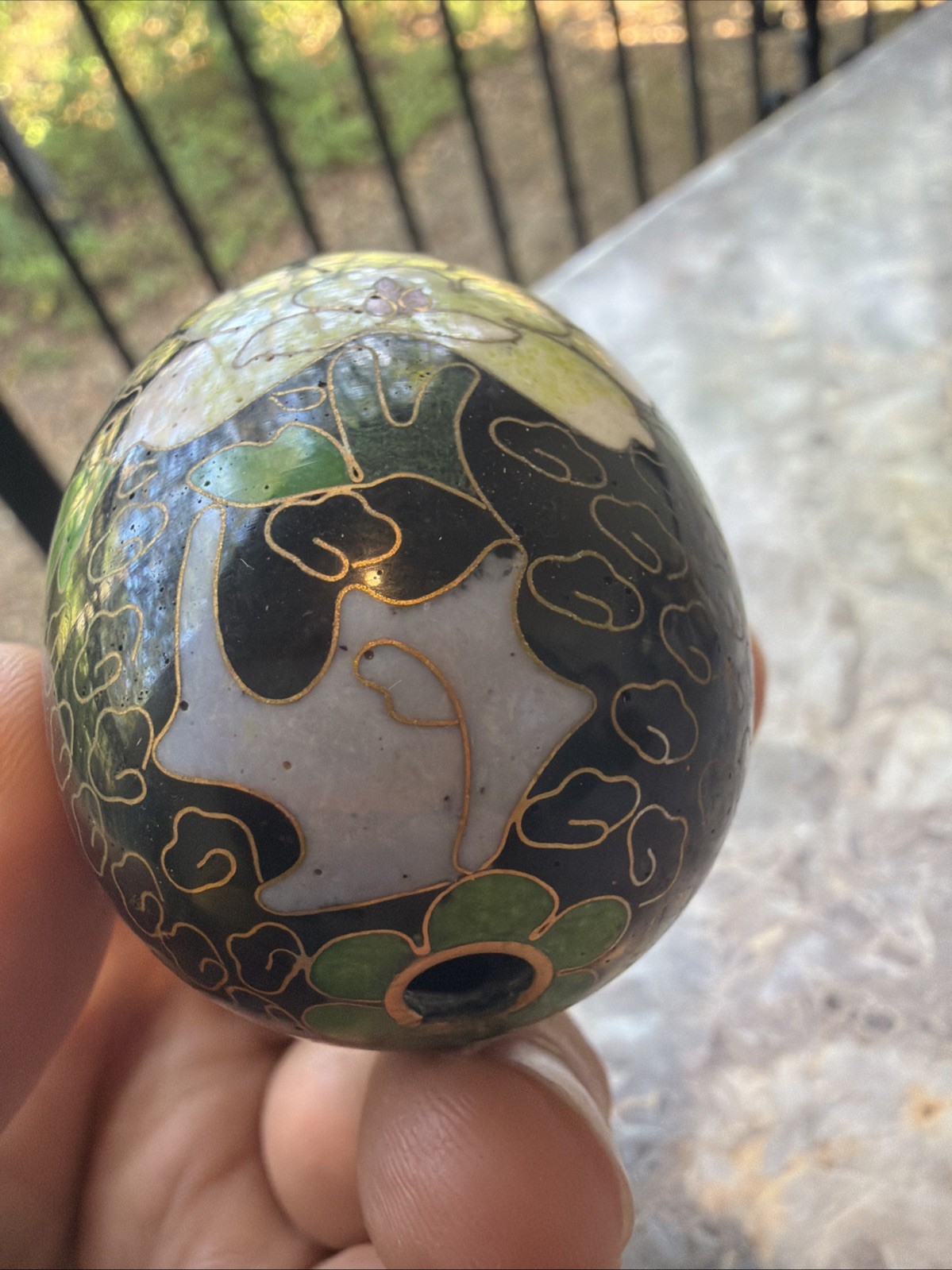 Vintage Oriental Egg Of Some Kind Vintage Collectible