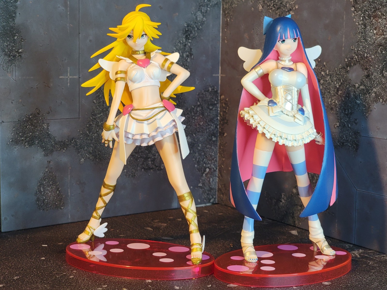 SEGA Panty and Stocking with Garterbelt Figure Set of 2 100% Authentic