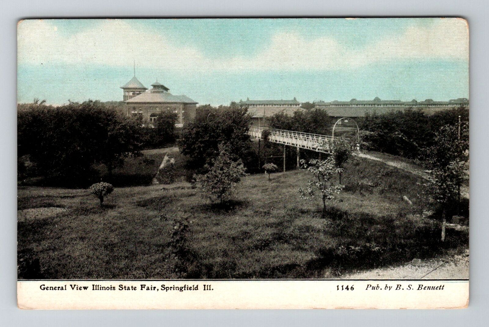 Springfield, IL-Illinois, General View IL State Fair Antique, Vintage Postcard