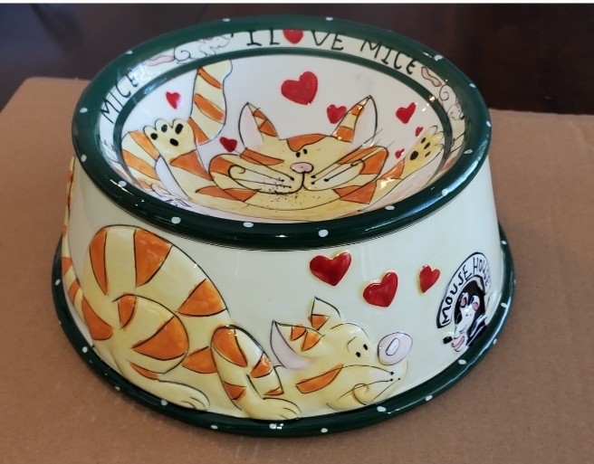 Blue Sky Clayworks Ceramic Pet Bowl Dogs & Cats 2000s Choose Your Design