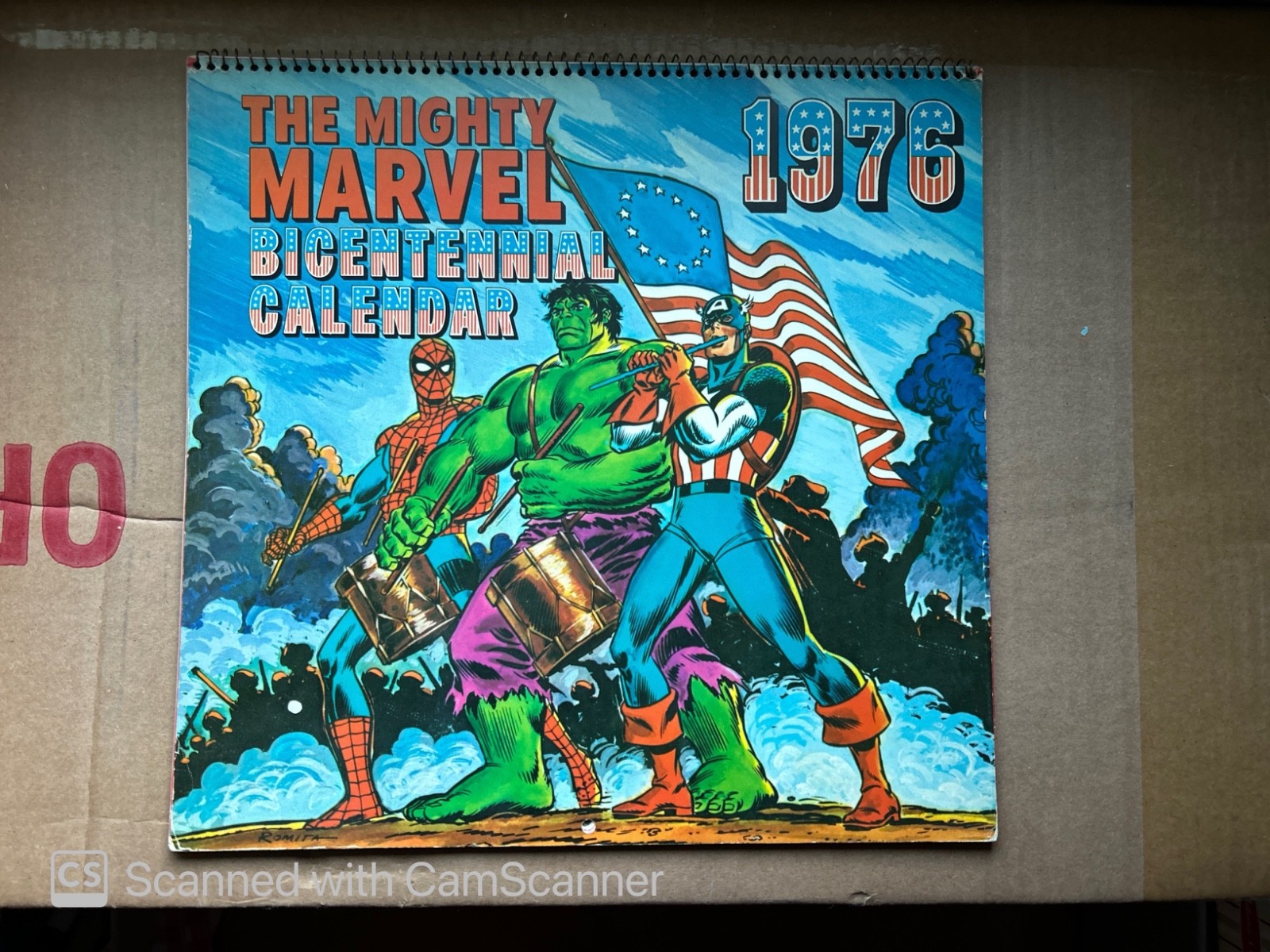 Mighty Marvel Comics - Vintage Wall Calandar Variation -1976-1979