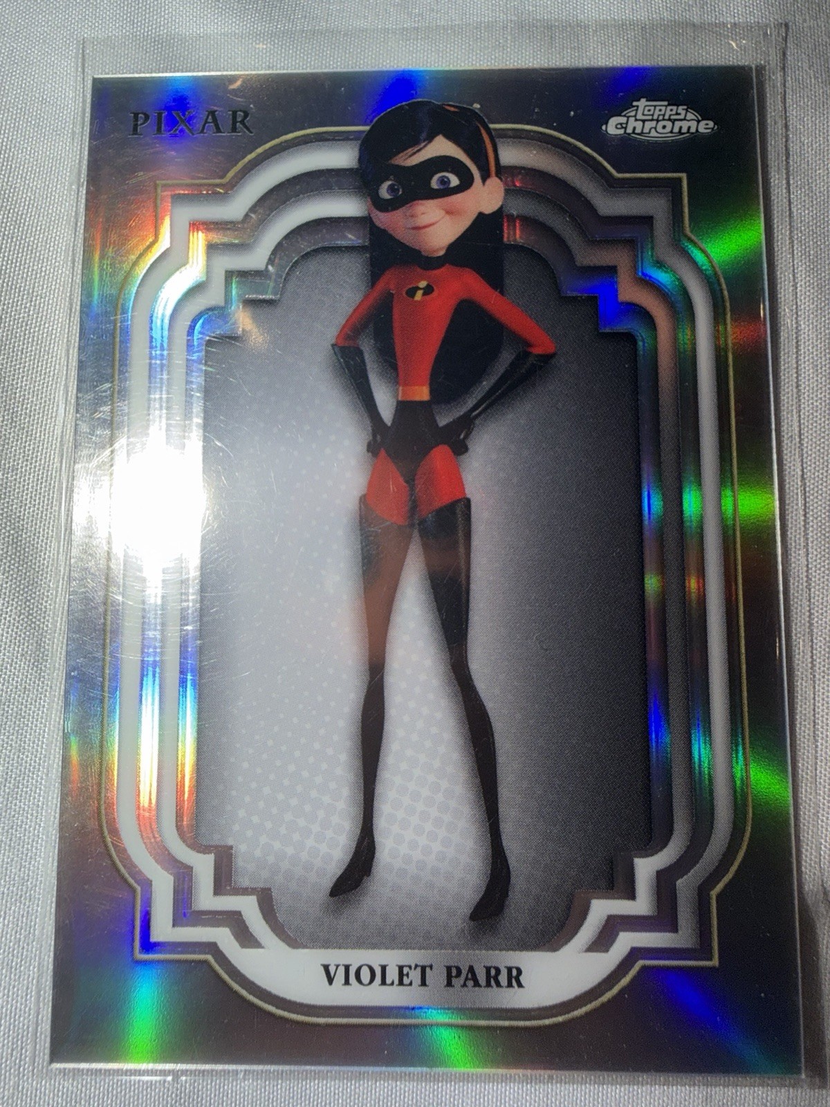 Violet Parr 2024 Topps Chrome Disney Pixar Silver Holo Refractor #98 Violet Parr 2024 Topps Chrome Disney Pixar Silver Holo Refractor #98