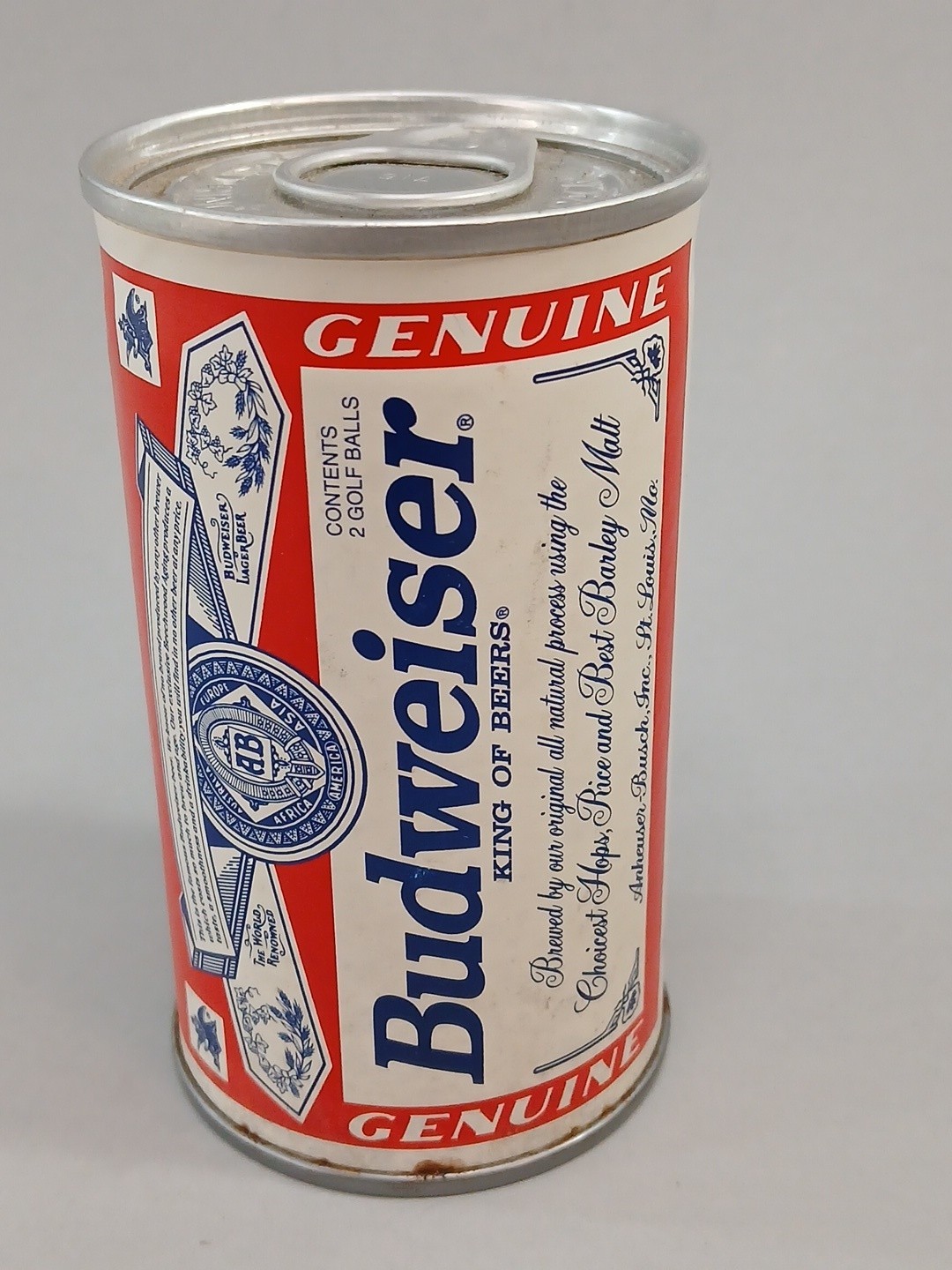 Vintage Budweiser Can Golf Ball Set of 2 NOS Never Opened