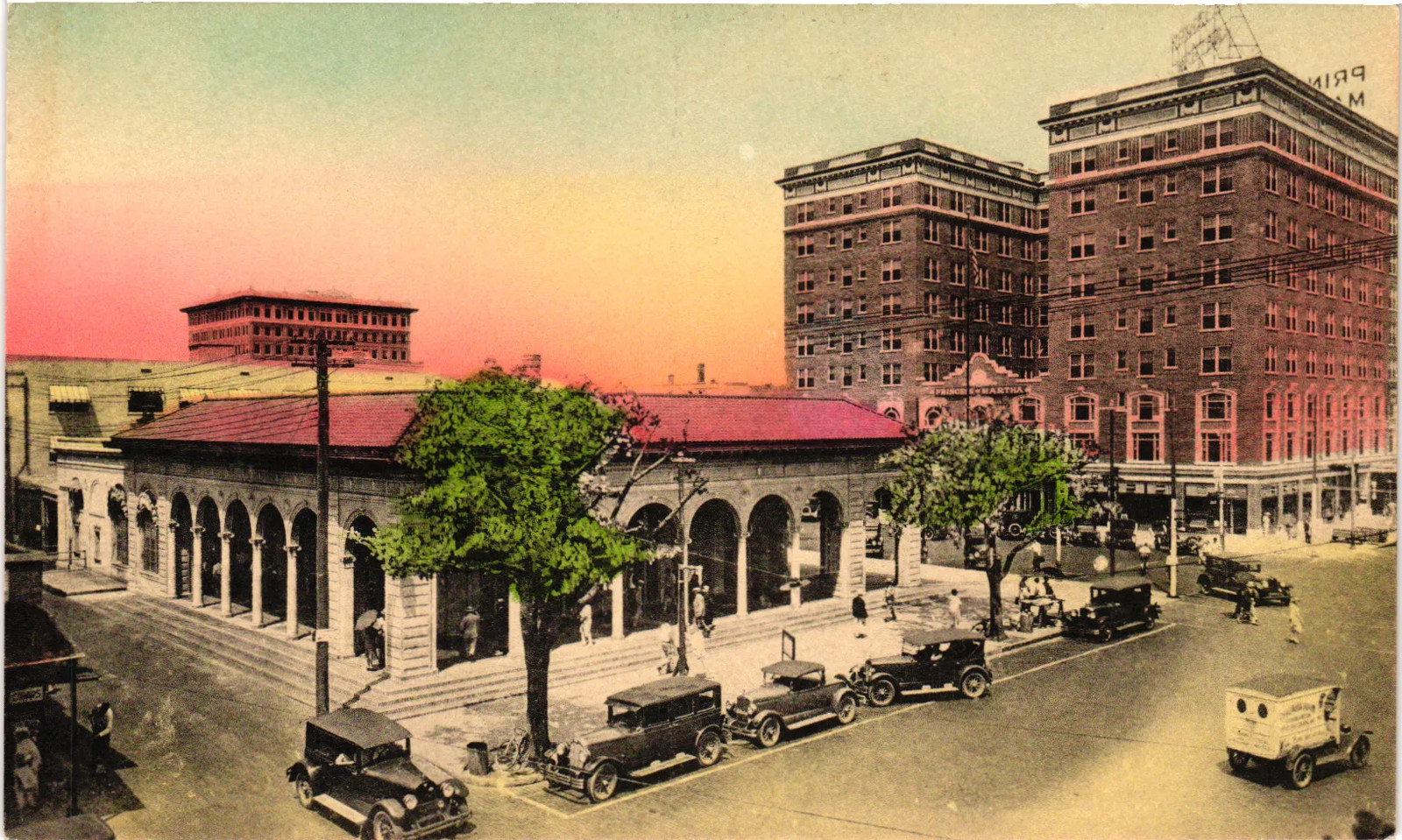 Vintage Postcard- Martha Hotel and offices, Princess Martha Hotel, St