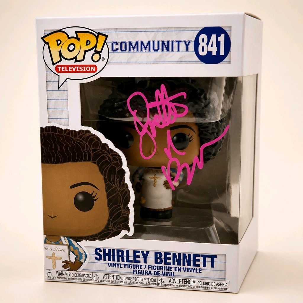 Yvette Nicole Brown Signed Funko Pop as Shirley Bennett from Community ACOA