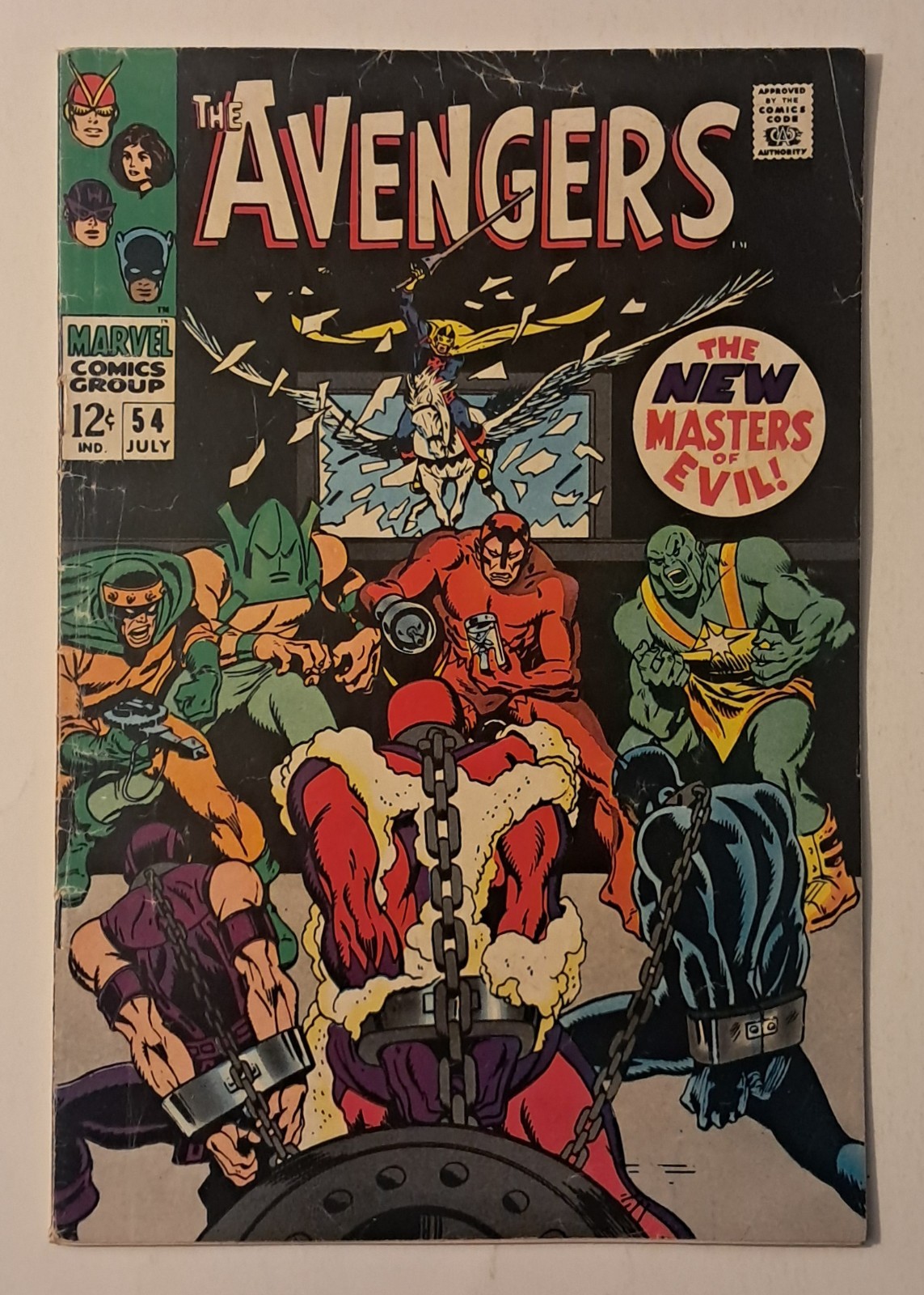Avengers #54 (1st app of Ultron & New Masters of Evil) 1968
