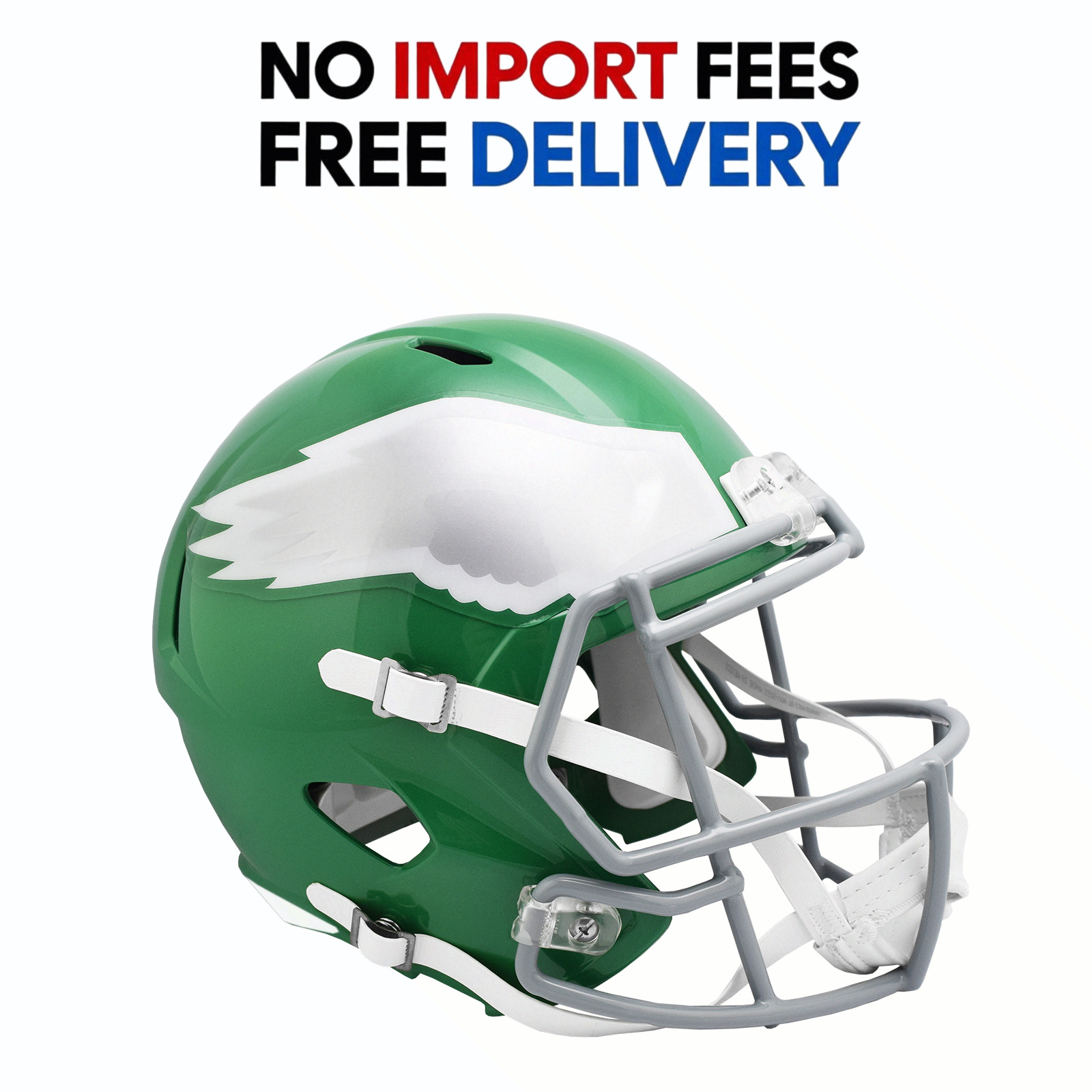 Philadelphia Eagles 2023 Alternate Kelly Green Speed Collector\'s Model Helmet Philadelphia Eagles 2023 Alternate Kelly Green Speed Collector\'s Model Helmet