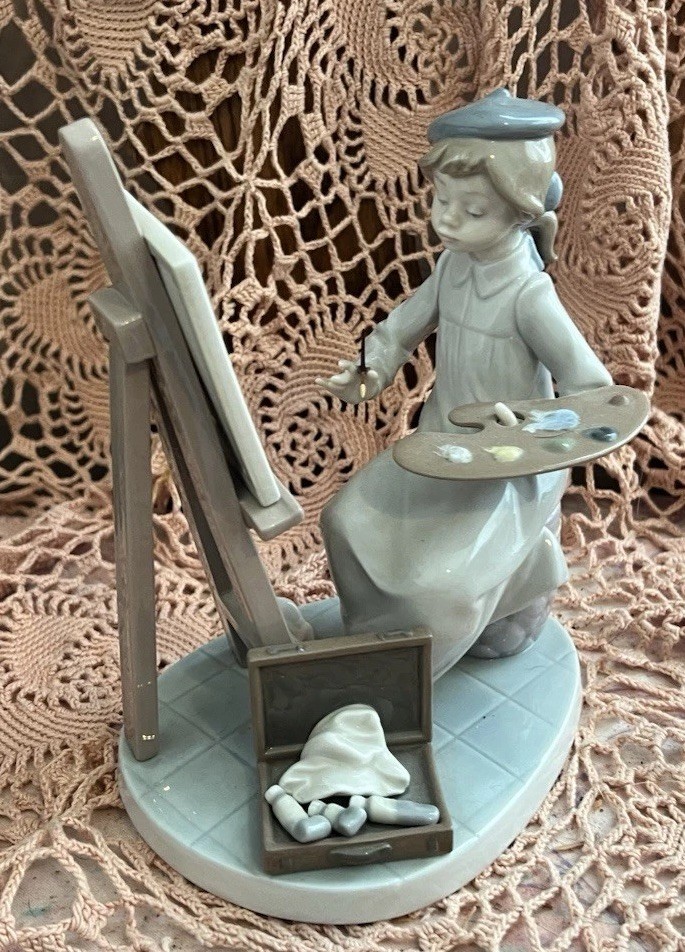 Lladro 5363 Still Life Retired No Box Mint Condition Replacement brush