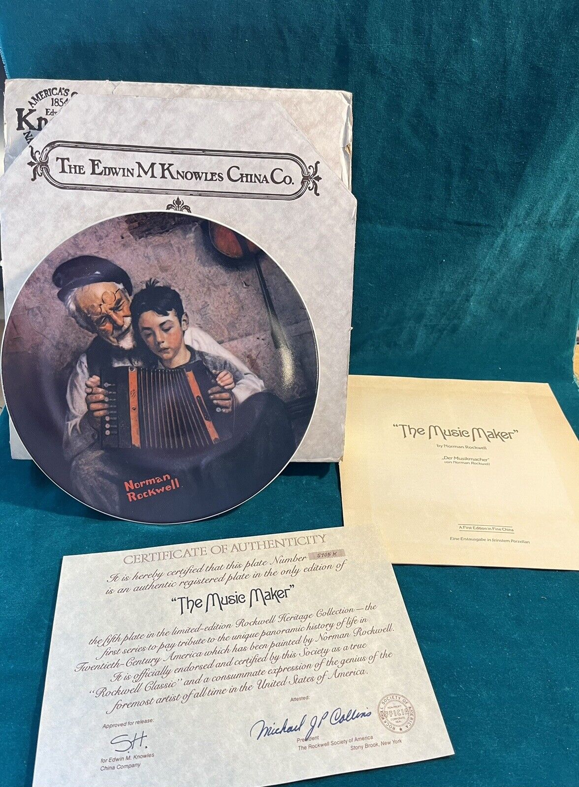 Knowles Norman Rockwell Plate 