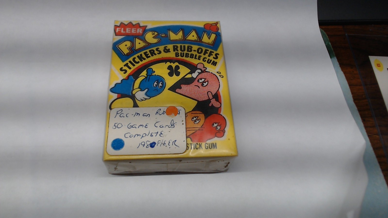 VTG 1980 Fleer Lot of 50 Pac-Man Midway MFG Co 7 Rub Offs Game Cards Mint