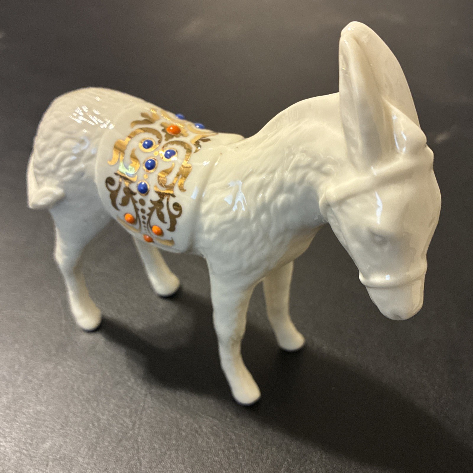 LENOX CHINA JEWELS NATIVITY DONKEY