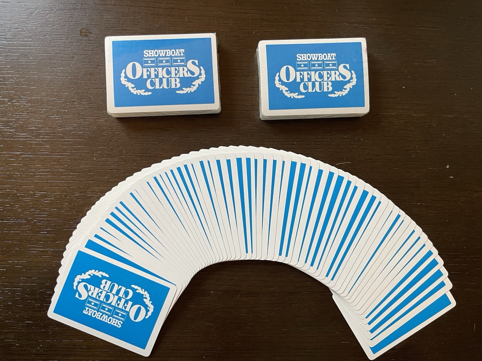 SEALED Vintage Showboat Casino Officers Club ARRCO Playing Cards 1987 Rare