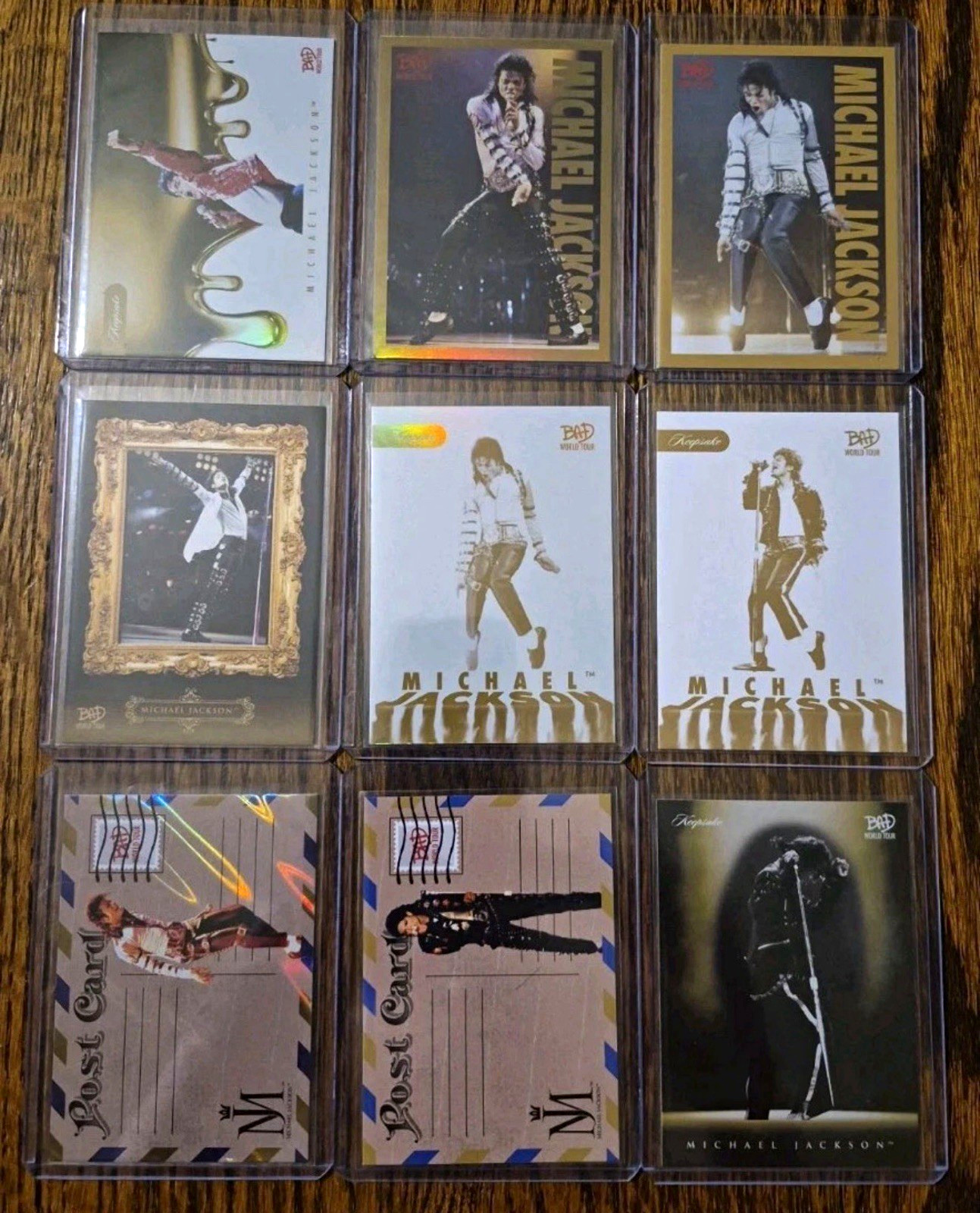 (9x) 2025 KEEPSAKE MICHAEL JACKSON BAD WORLD TOUR PREMIERE EDITION GOLD #/17 SP
