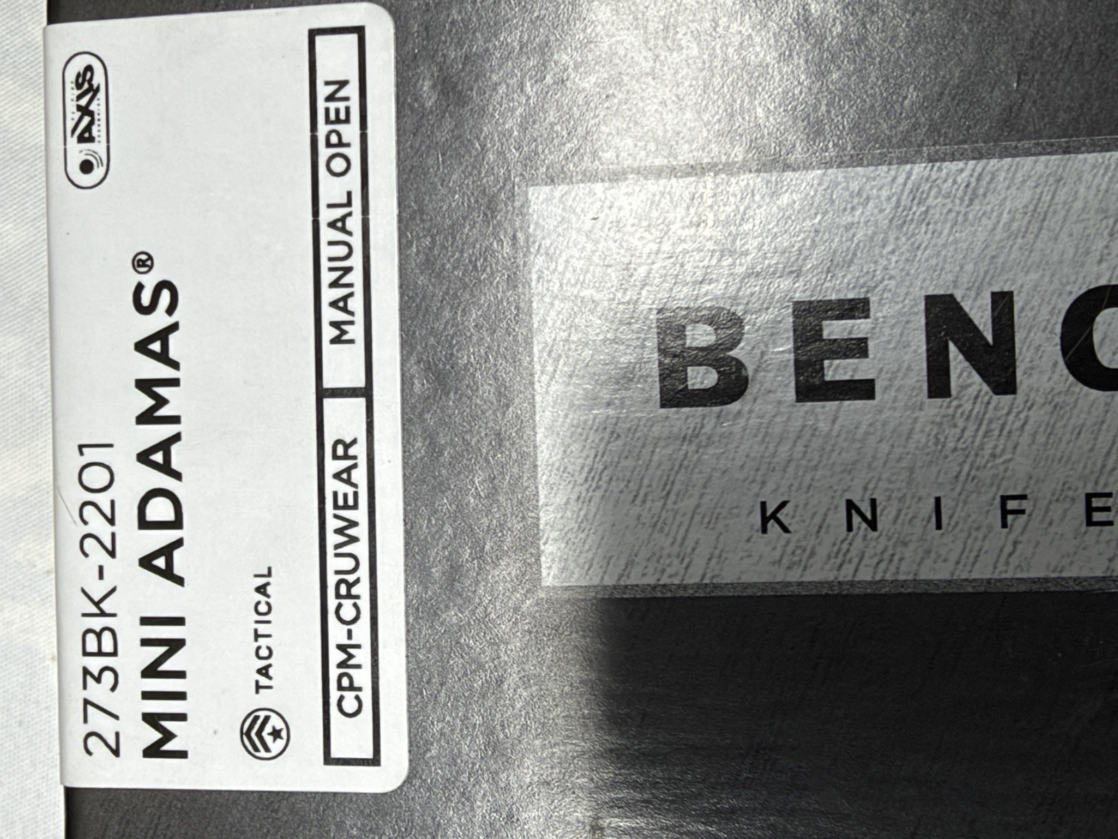Benchmade 273BK-2201 Mini Adamas –2022 SHOT Show Exclusive New in Box never used