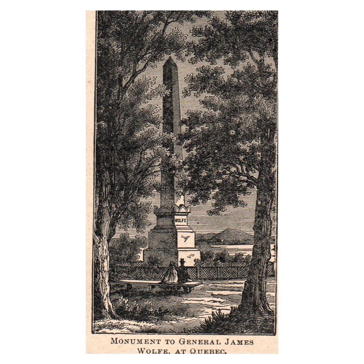 General James Wolfe Monument Quebec Canada 2x4