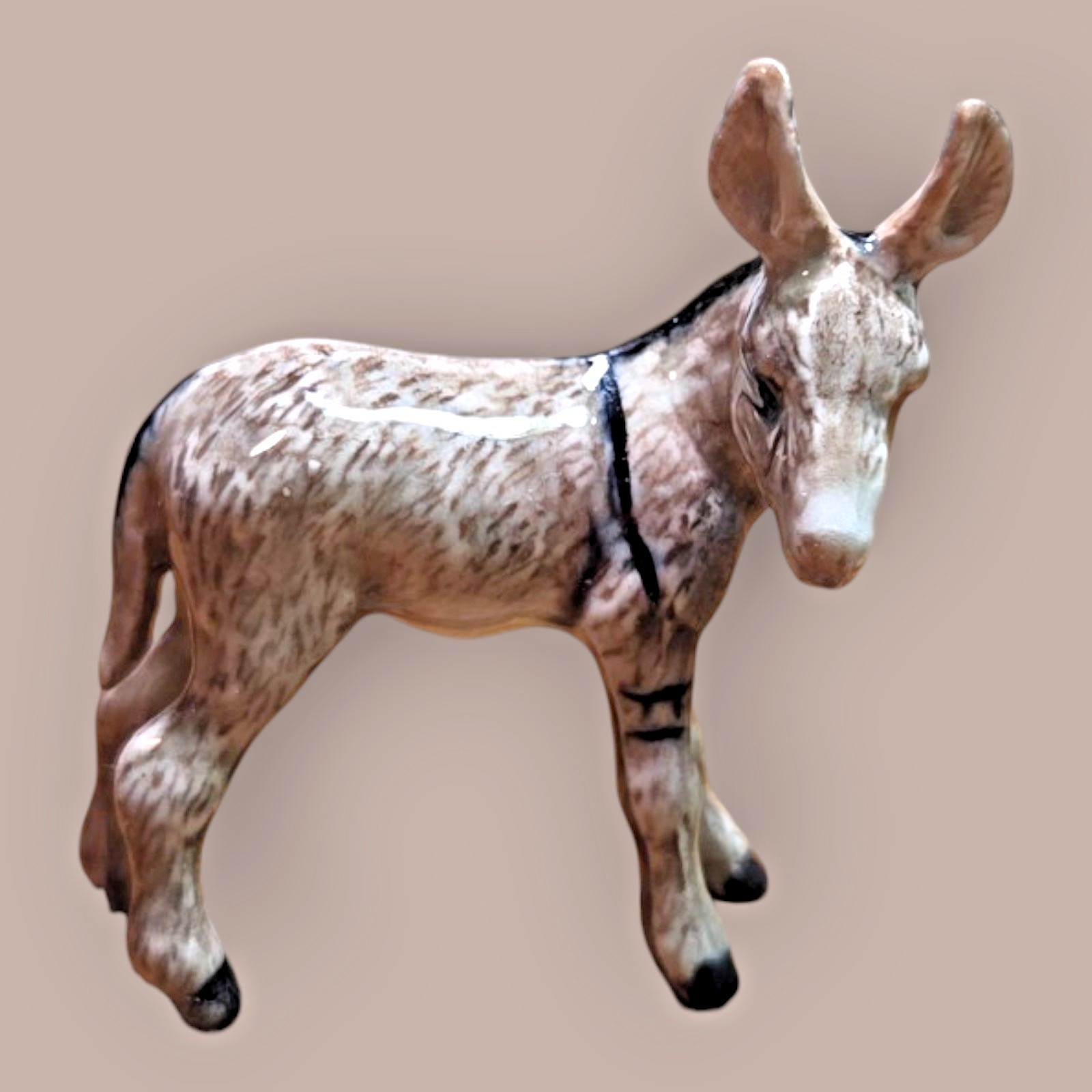 NORTHERN ROSE Donkey Kid Porcelain Miniature Figurine New  R235