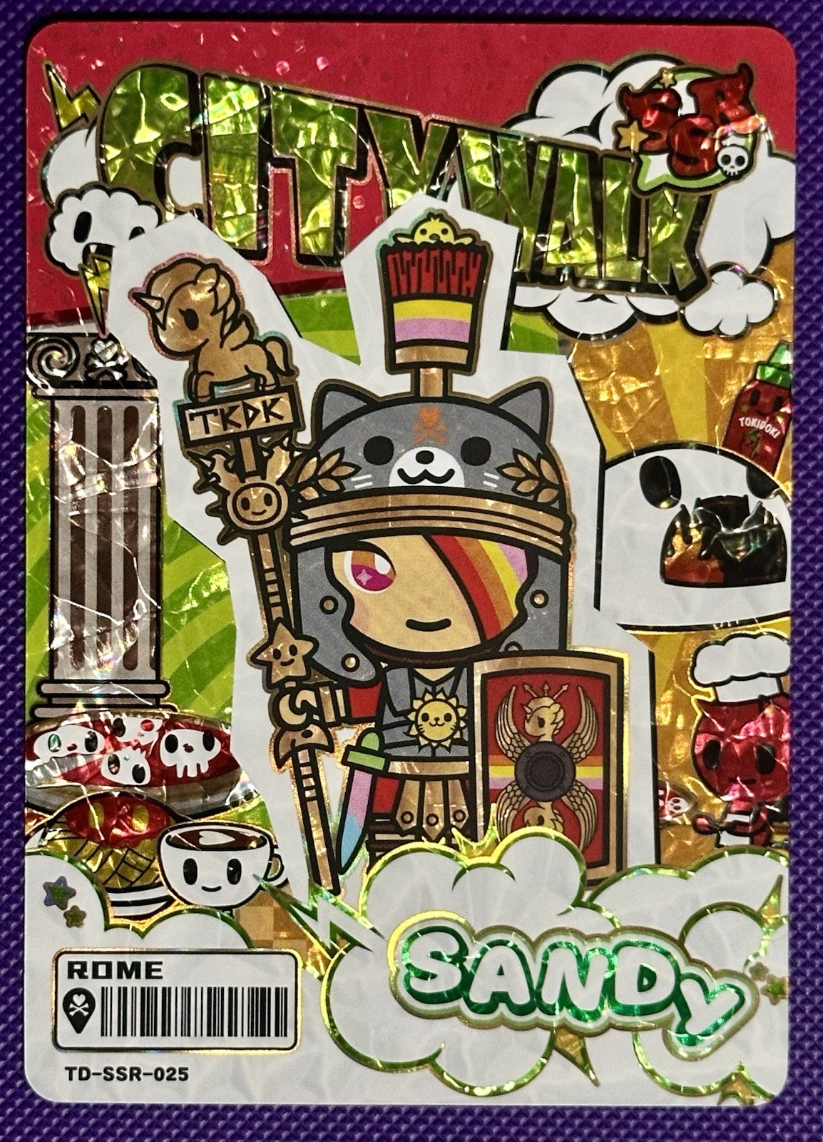 Kayou Tokidoki Citywalk Sandy x Rome TD-SSR-025 