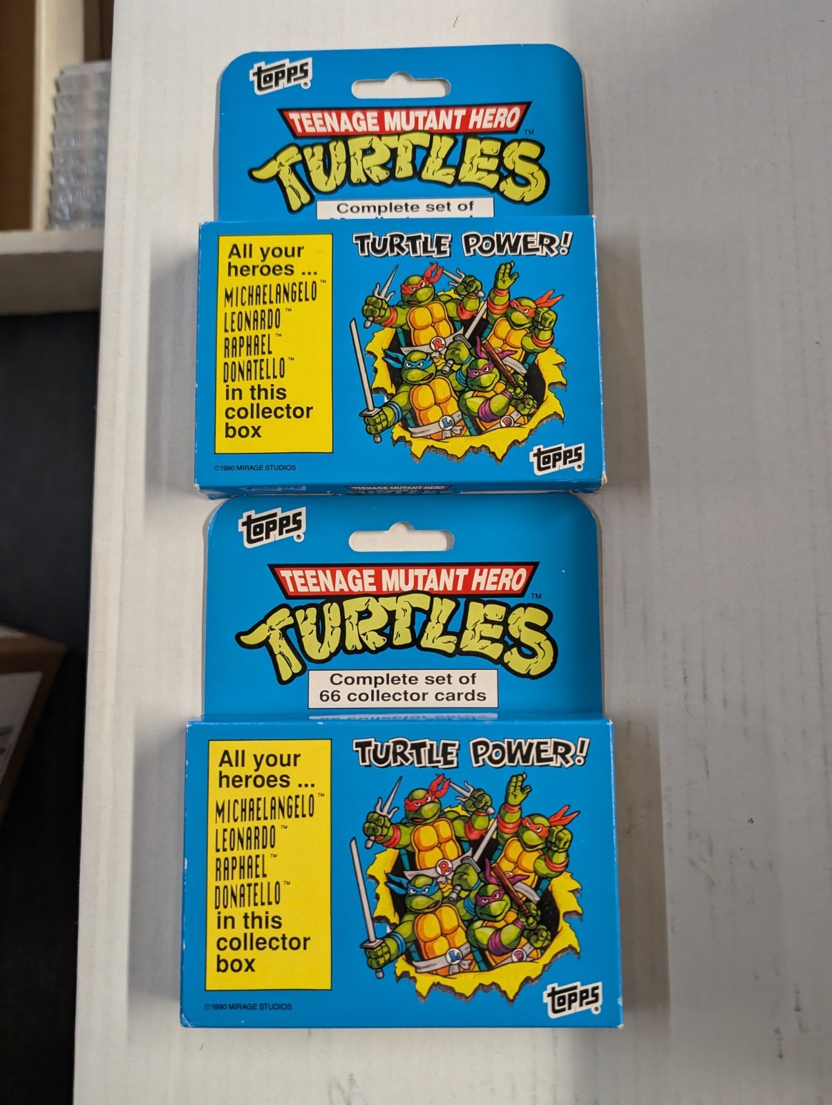 1990 Topps Teenage Mutant Hero Turtles TMNT Full Set Complete 66 Cards Rare X 2 1990 Topps Teenage Mutant Hero Turtles TMNT Full Set Complete 66 Cards Rare X 2