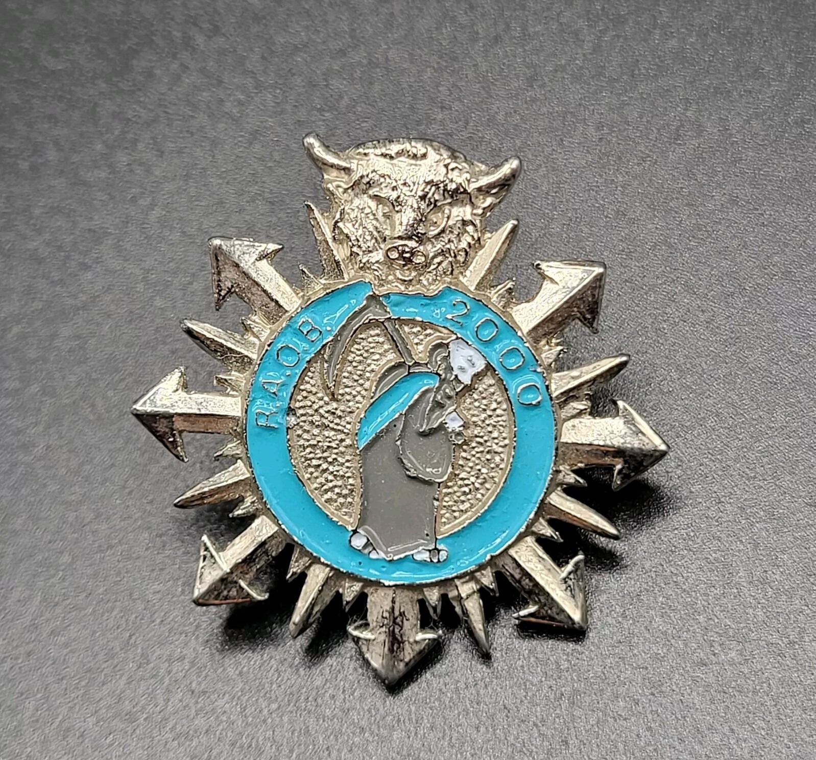 RAOB Royal Antediluvian Order of Buffaloes Badge Pin 2000 Vintage RAOB Royal Antediluvian Order of Buffaloes Badge Pin 2000 Vintage