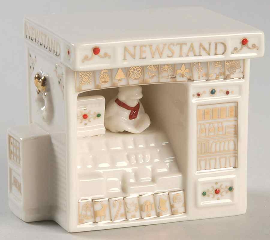 Lenox Mistletoe Park Village News Stand - Boxed 8787960