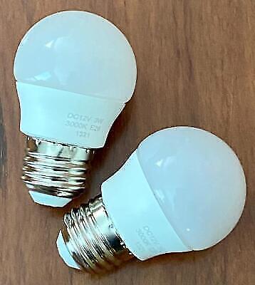 Pam Style Clock Replacement LED Light Bulbs With DC12V, Set Of 2