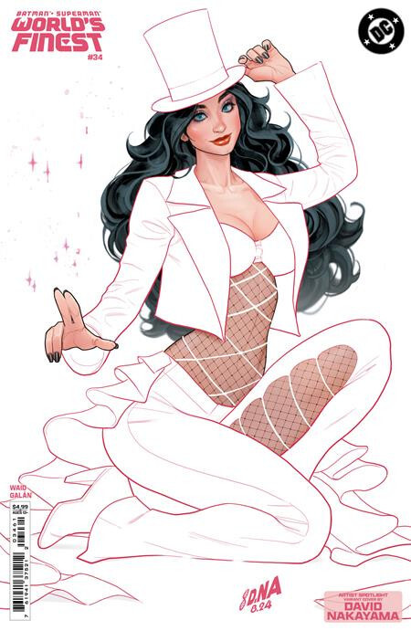 BATMAN/SUPERMAN: WORLD'S FINEST #34 (DAVID NAKAYAMA ZATANNA VARIANT) ~ DC
