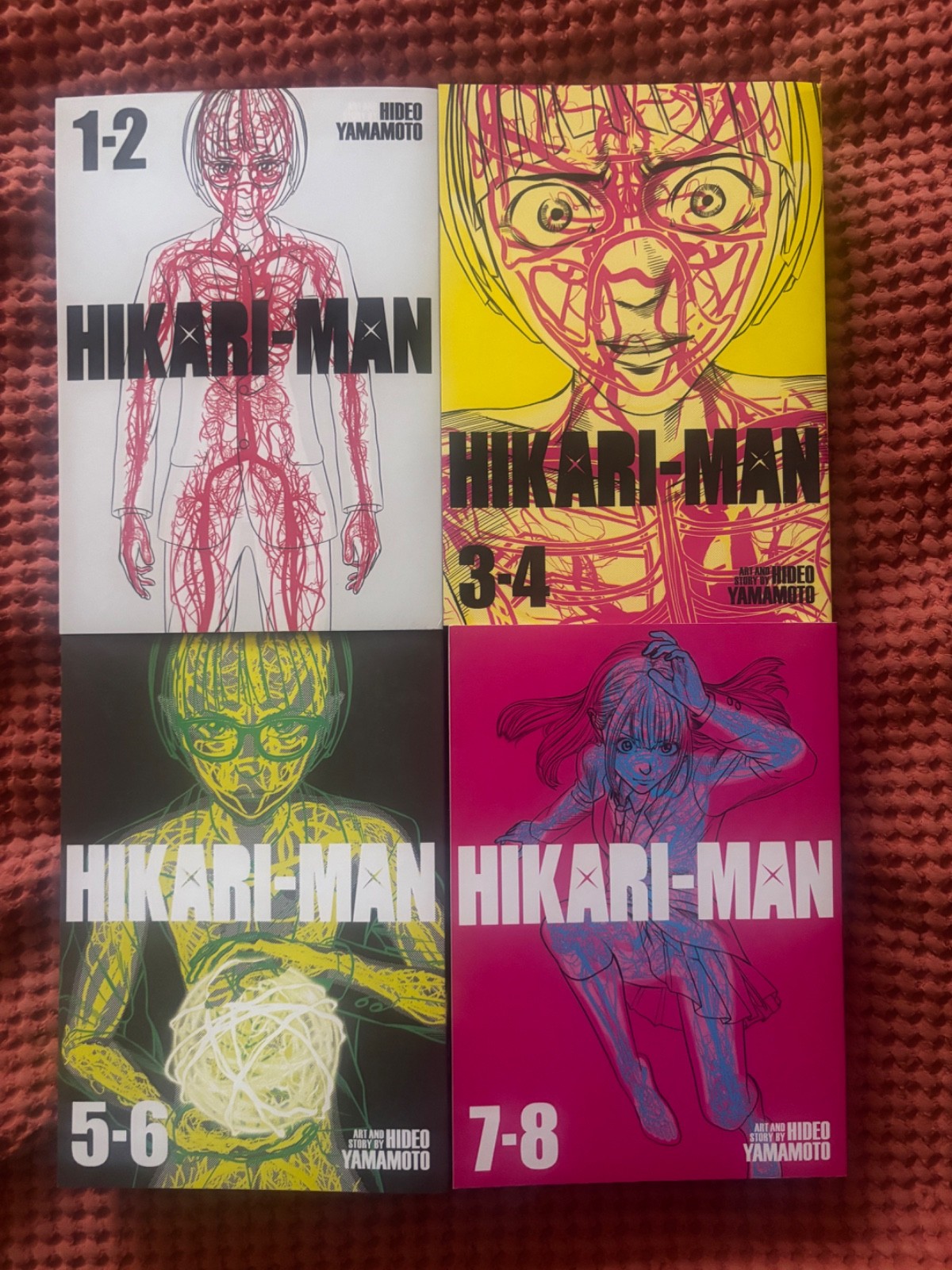 Hideo Yamamoto HIKARI-MAN (Omnibus) Vol. 1-8 Full Series HIKARI-MAN (Omnibus)