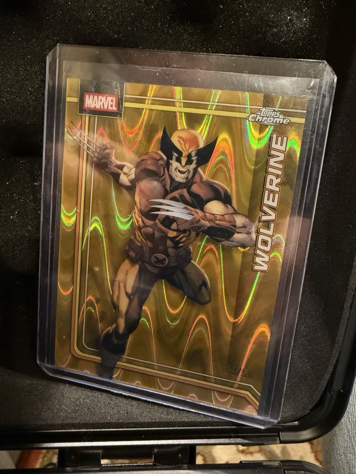 Topps Chrome 2026 Marvel X-Men Wolverine #199 Gold Ray Wave#38/50