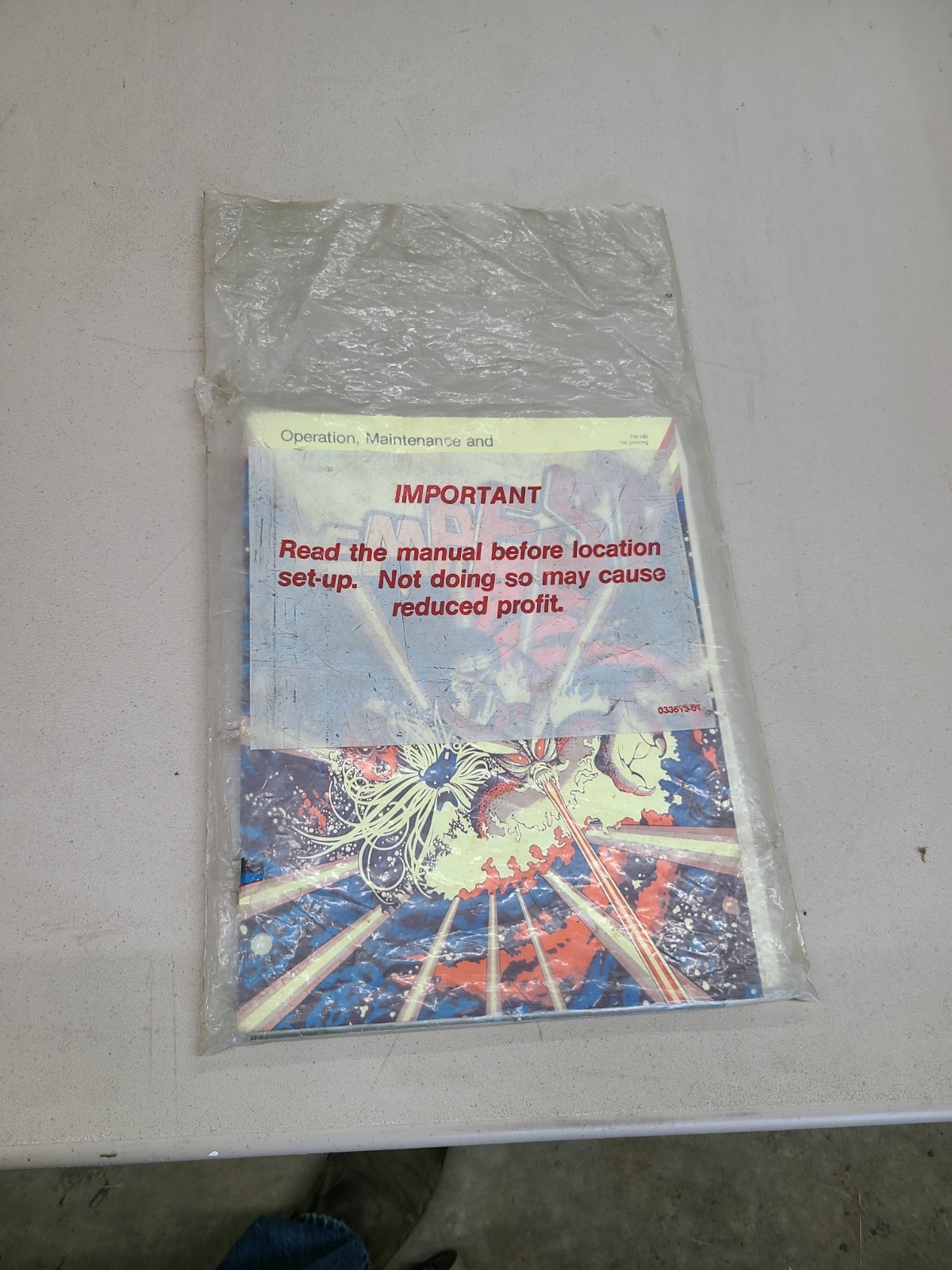 Atari Tempest Video Arcade Game Service Operators Manual, Original 1981