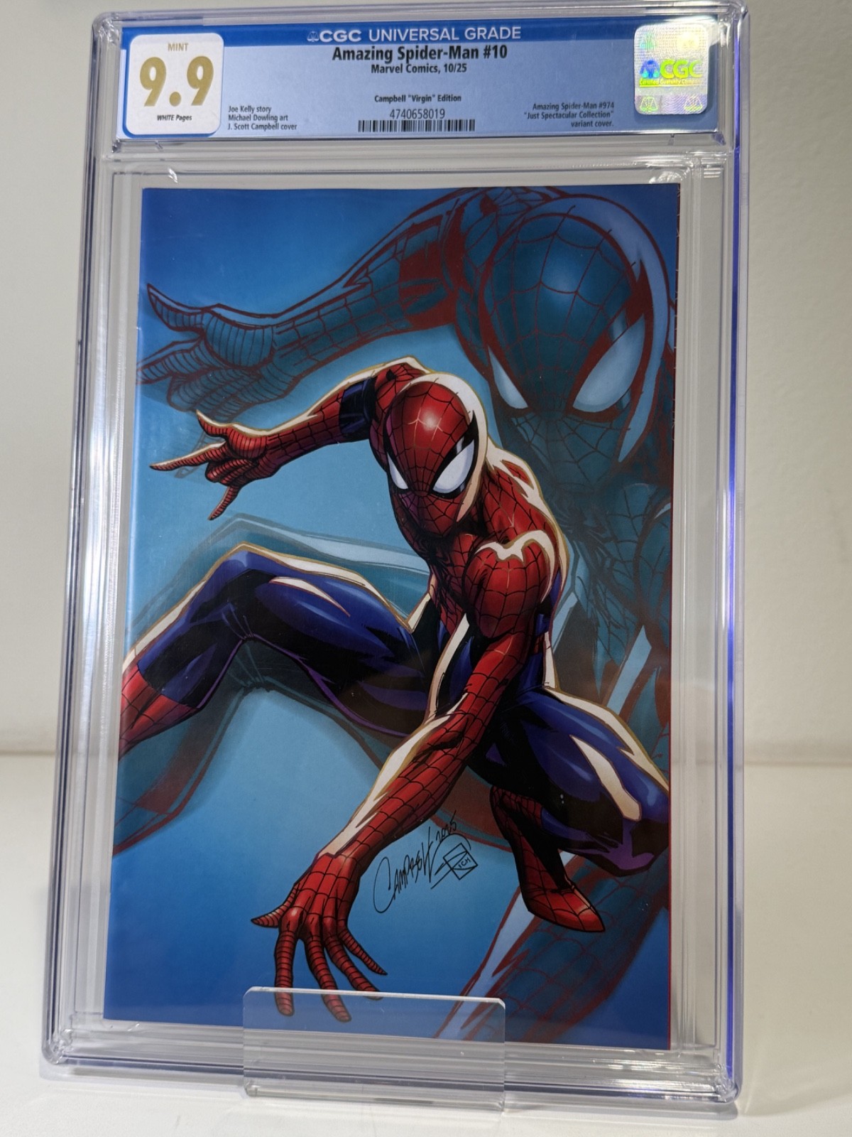 AMAZING SPIDER-MAN #10 CGC 9.9 (1 of 4)🔥 J. SCOTT CAMPBELL VIRGIN COVER AMAZING SPIDER-MAN #10 CGC 9.9 (1 of 4)🔥 J. SCOTT CAMPBELL VIRGIN COVER