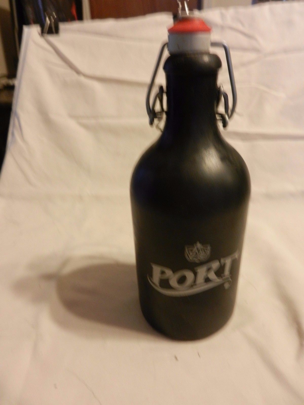 St. Clair Winery New Mexico Port Wine Bottle with Hermetic seal, empty