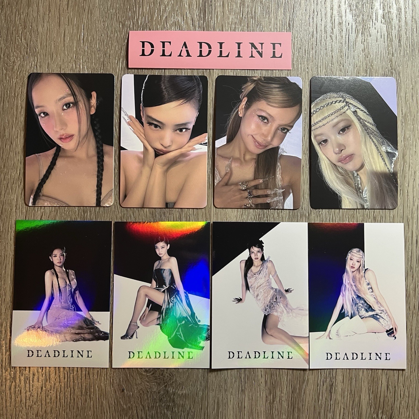 BLACKPINK DEADLINE PINK Version ALL 4 Photocards + Stickers SET 2026