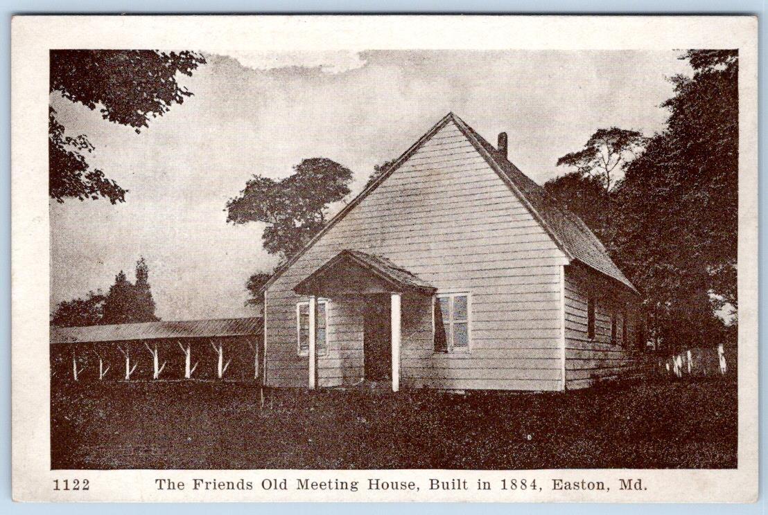 1910's EASTON MARYLAND MD FRIENDS OLD MEETING HOUSE BUILT in 1884 POSTCARD