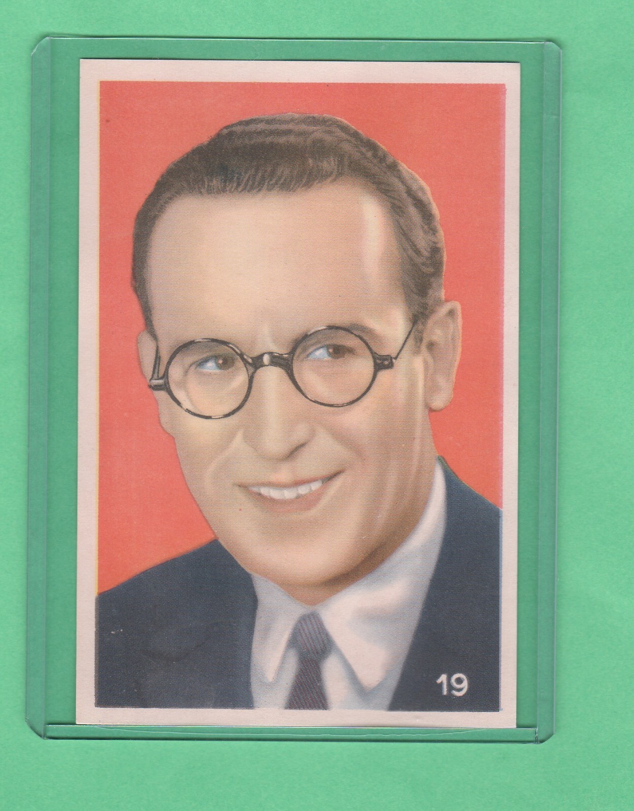 1937 Allers Familj-Journals Starnparaden  Harold Lloyd  Film Card Nrmnt+