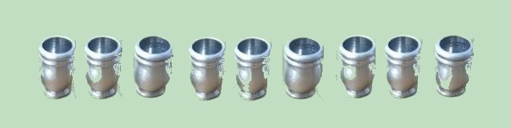 MENORAH CANDLE CUPS, Set of 9, Aluminum MENORAH CANDLE CUPS, Set of 9, Aluminum