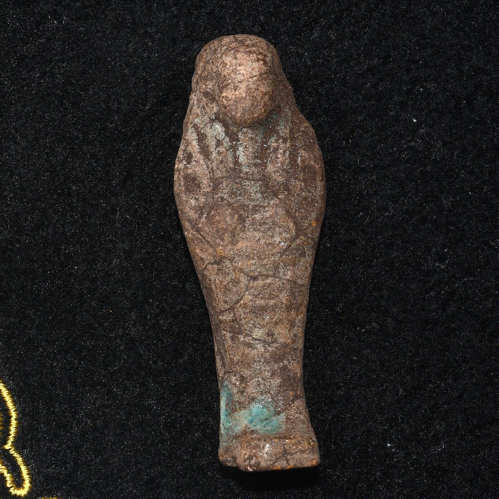 Ancient Large Egyptian New Kingdom Shabti Figurine Circa 1340 BC
