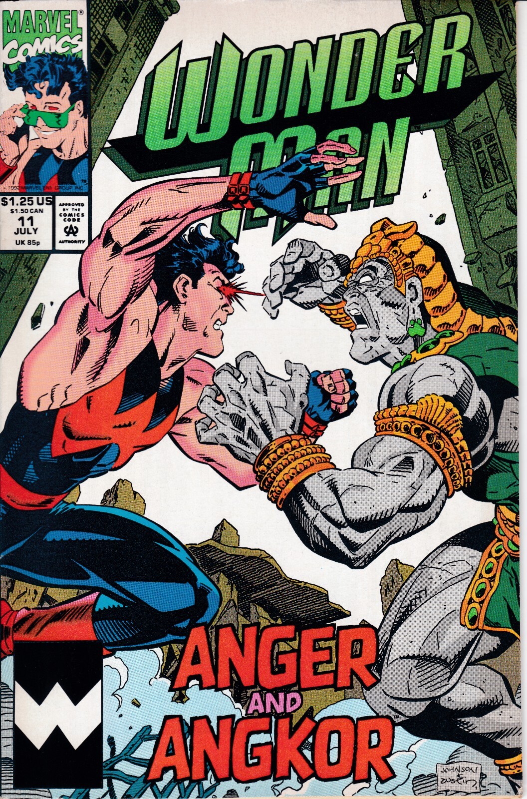 Wonder Man (1991 1st Series) #11 Published Jul 1992 by Marvel. Wonder Man (1991 1st Series) #11 Published Jul 1992 by Marvel.
