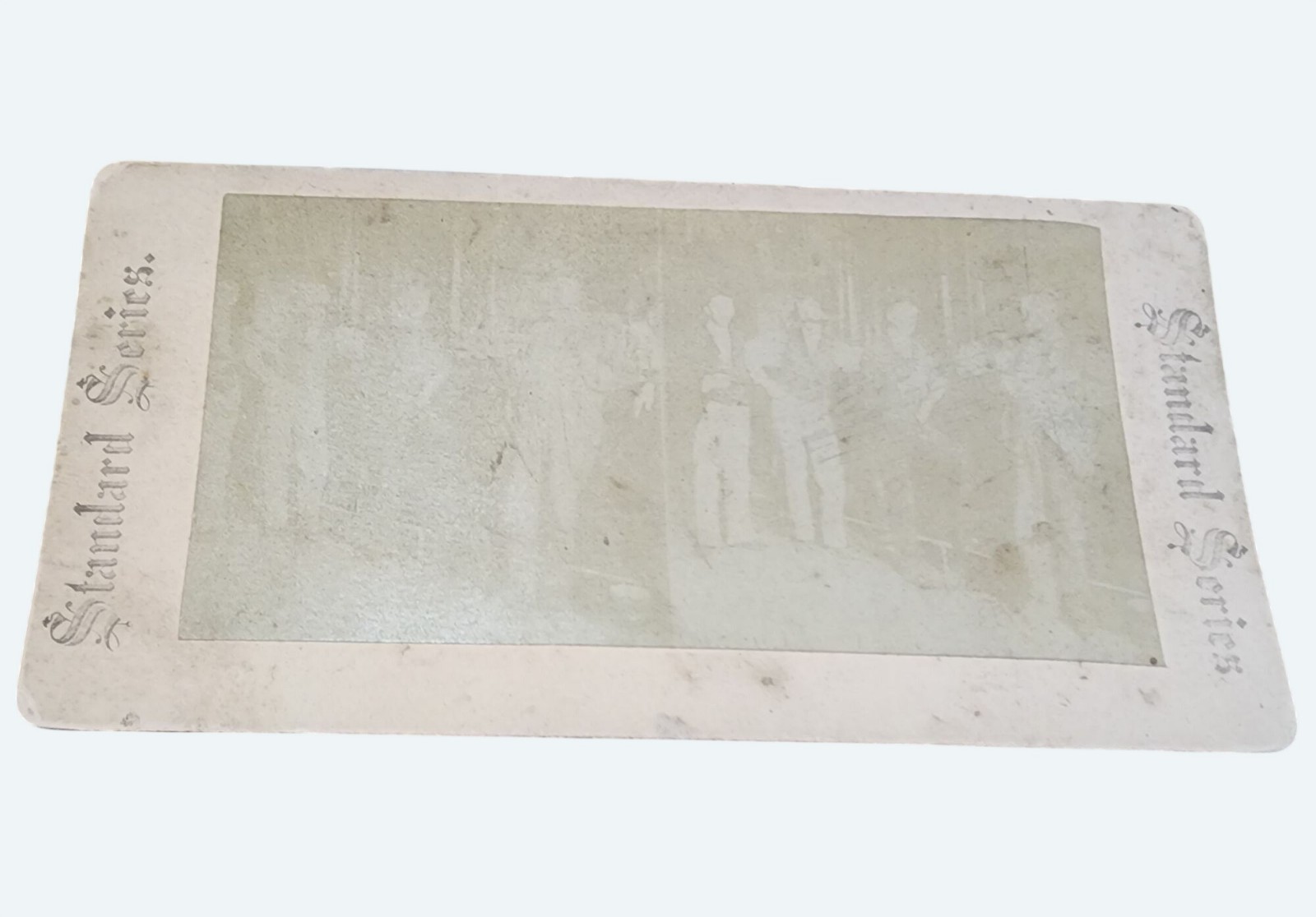 Standard Series Antique Stereoview Group Of Men Late 19th Century