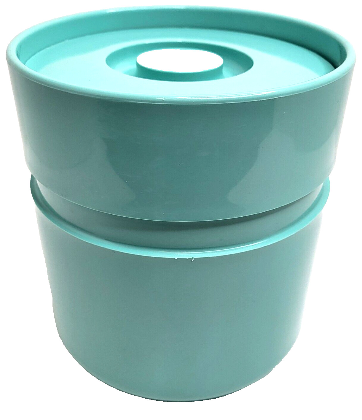 Mid-Century Modern Heller Sergio Asti Turquoise Melamine Ice Bucket
