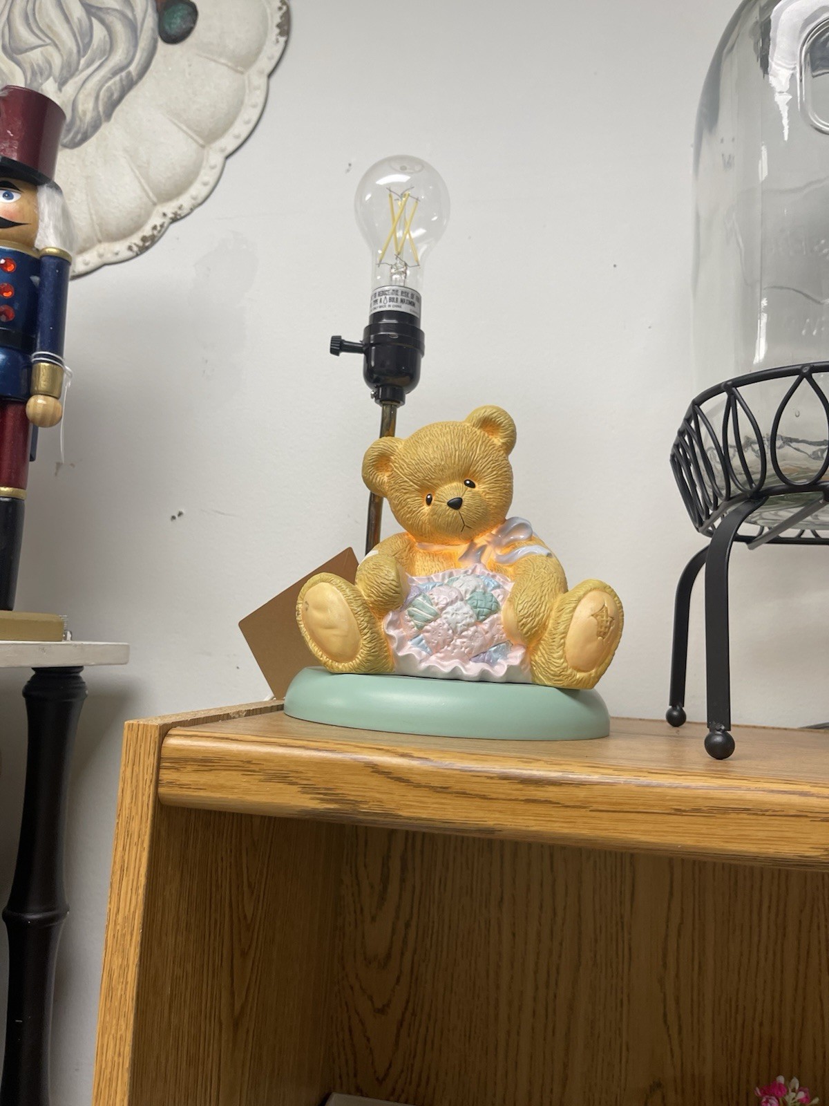 Cherished Teddy Lamp Nightlight Very Rare, No Lampshade Cherished Teddy Lamp Nightlight Very Rare, No Lampshade