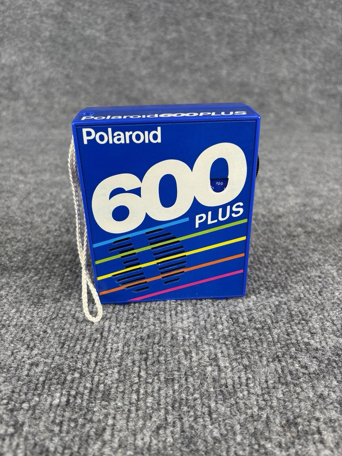 Vintage POLAROID 600 PLUS AM/FM Radio w/ Battery Pack Tested Working No Antenna