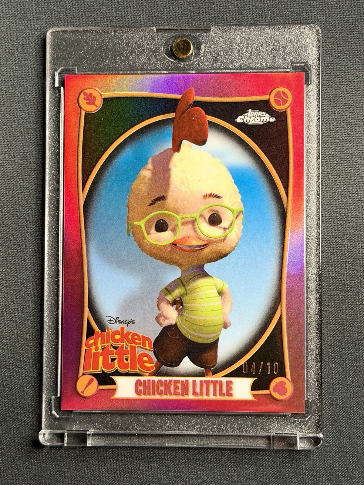 Topps Chrome 2025 Disney Chicken Little CL-1 Chicken Little 04/10
