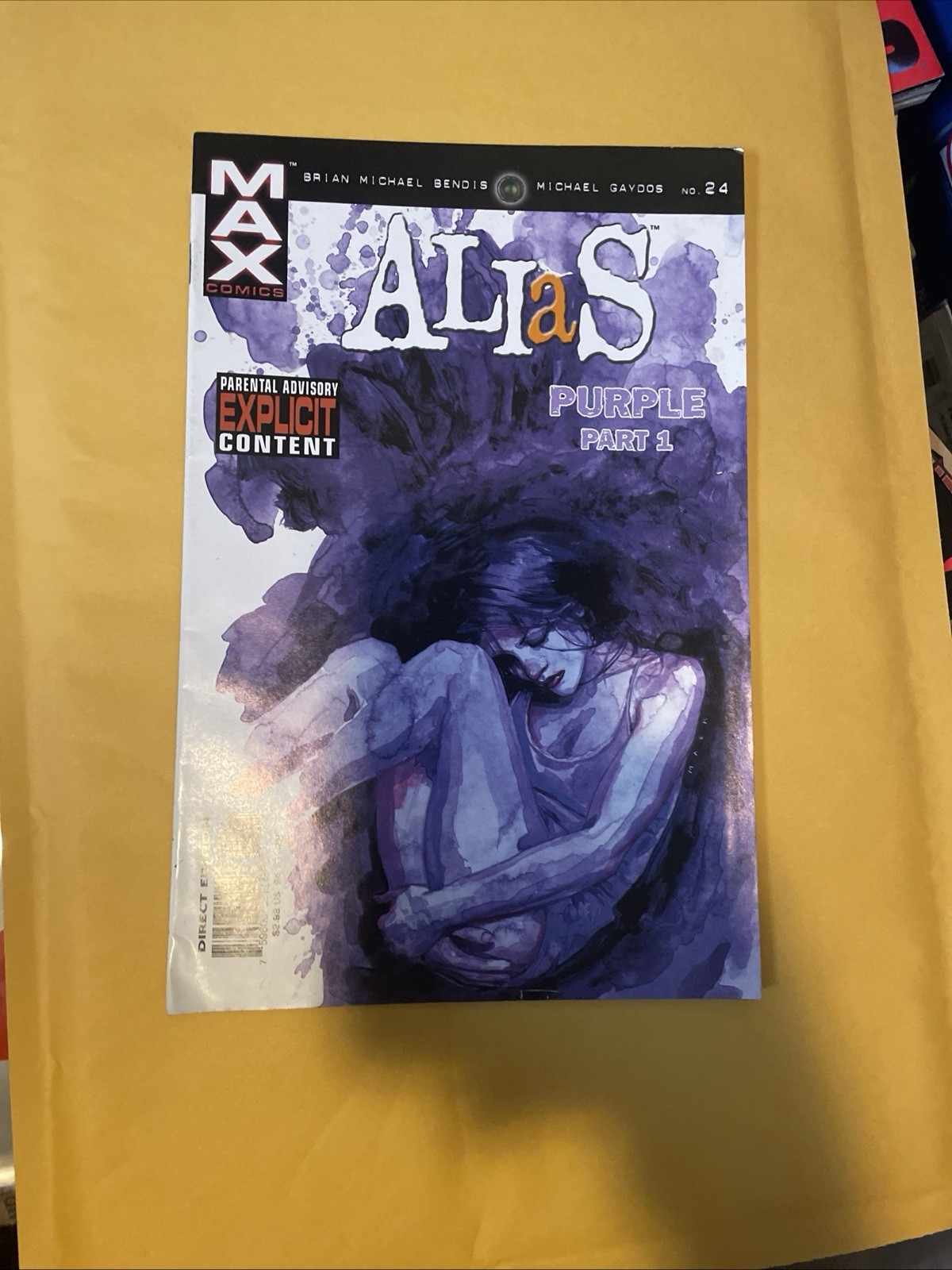 ALIAS #24 1st Modern Purple Man  2003 Max comics-B