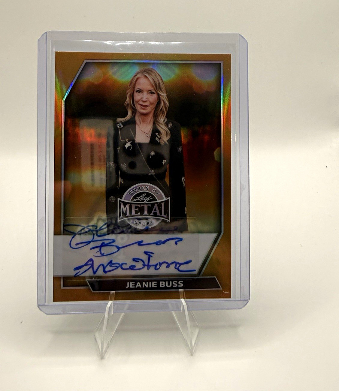 Leaf 2026 Women of Leaf Metal Sport Jeanie Buss Auto Gold 1/1–Baywatch