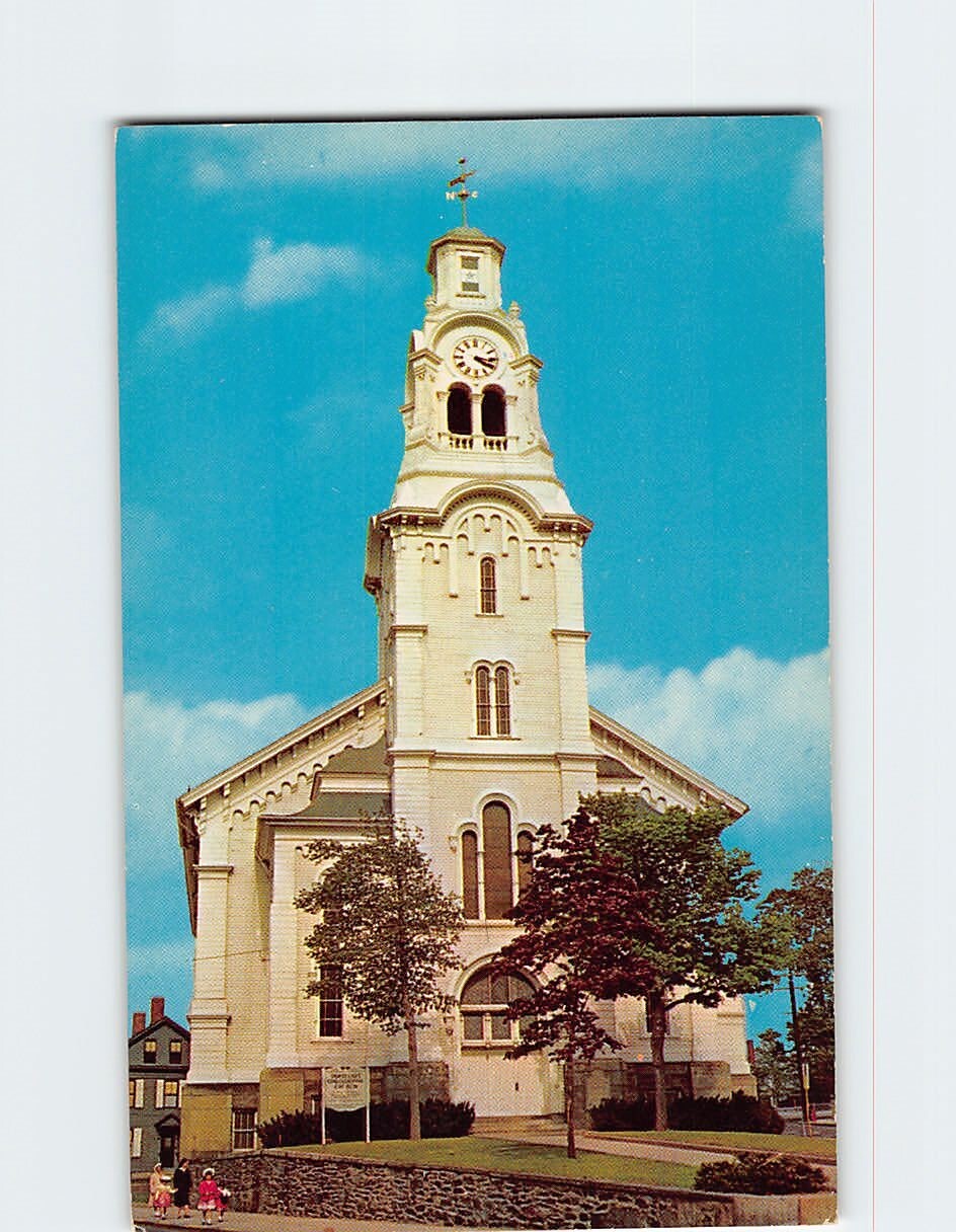 Postcard Pawtucket Congregational Church Pawtucket Rhode Island USA