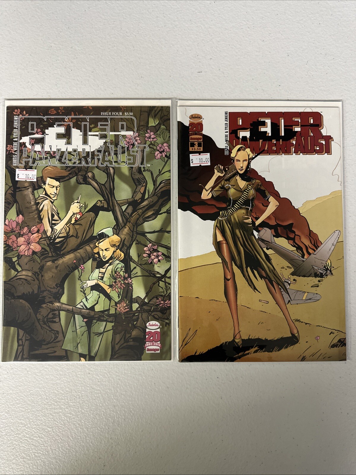 Peter Panzerfaust #3 & 4 1st Print Cover A Image 2012 Wiebe Jenkins VF/NM *X12